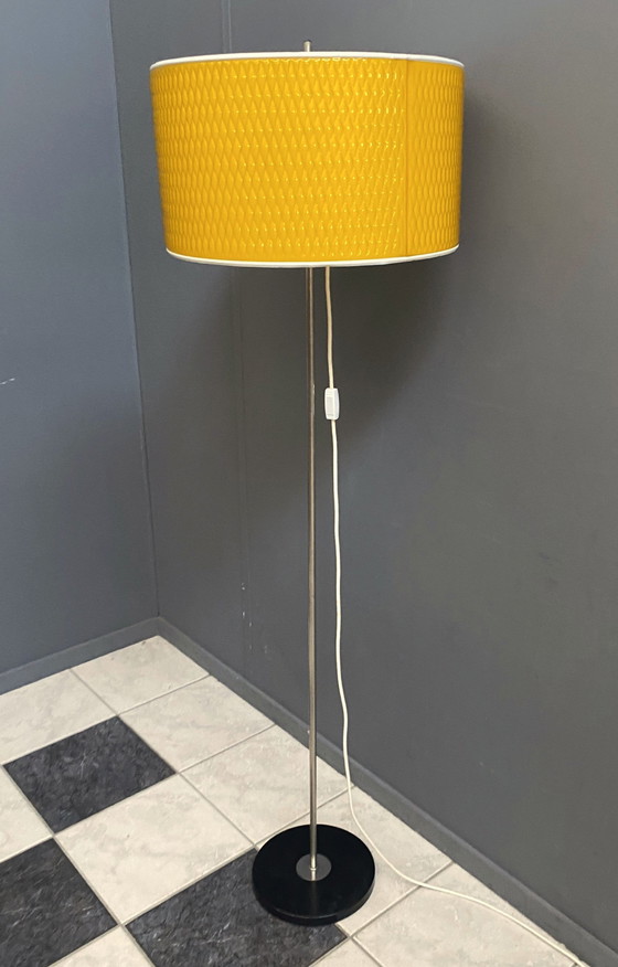 Image 1 of Yellow Floor Lamp By Viehweger 1960S 