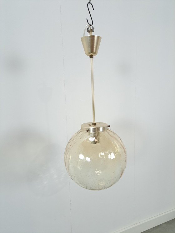 Image 1 of Glass Globe Pendant Lamp Kamenicky Senor