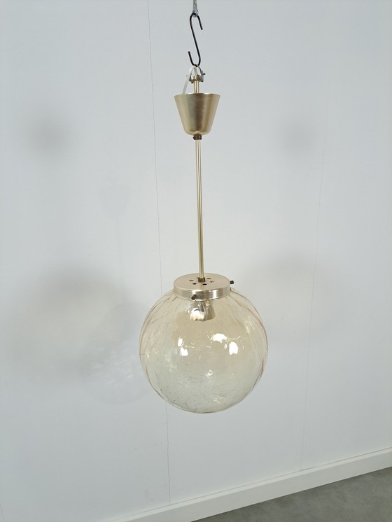 Image 1 of Glass Globe Pendant Lamp Kamenicky Senor