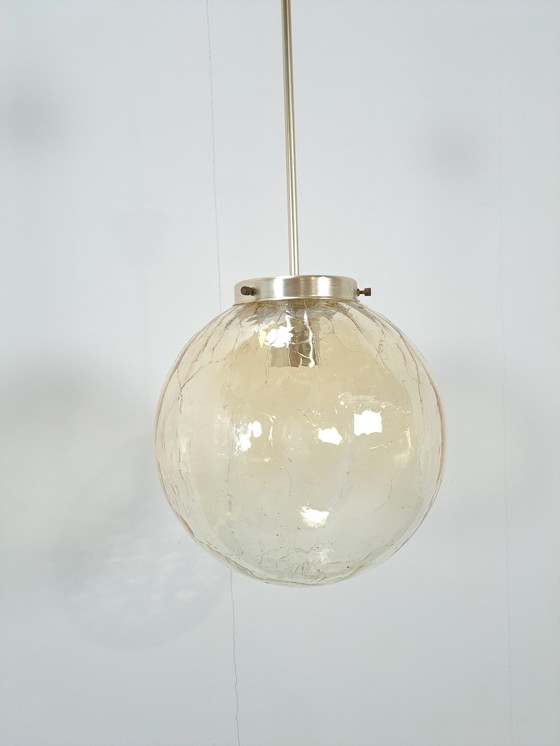 Image 1 of Glass Globe Pendant Lamp Kamenicky Senor