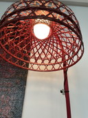 Moooi Emperador floor lamp red