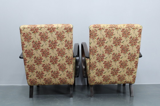 Image 1 of 1940S Jindrich Halabala Pair Of Armchairs, Czechoslovakia