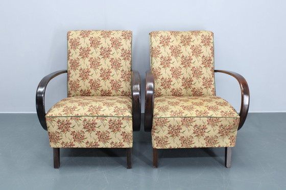 Image 1 of 1940S Jindrich Halabala Pair Of Armchairs, Czechoslovakia