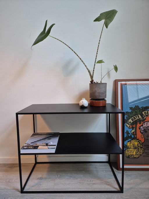 Black Metal Sidetable/Cabinet