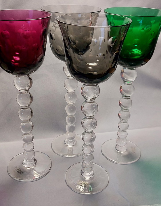 Image 1 of Saint-Louis crystal. Model Bubbles wine glasses