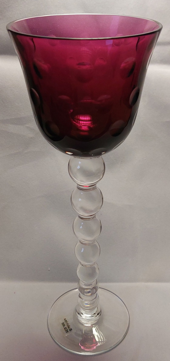 Image 1 of Saint-Louis crystal. Model Bubbles wine glasses