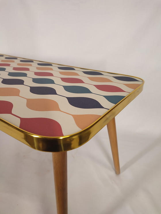 Image 1 of Mid - Century Tripod plant table / side table