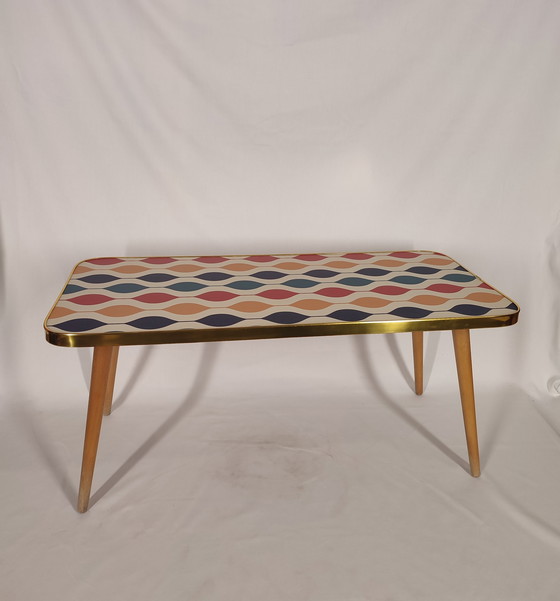 Image 1 of Mid - Century Tripod plant table / side table