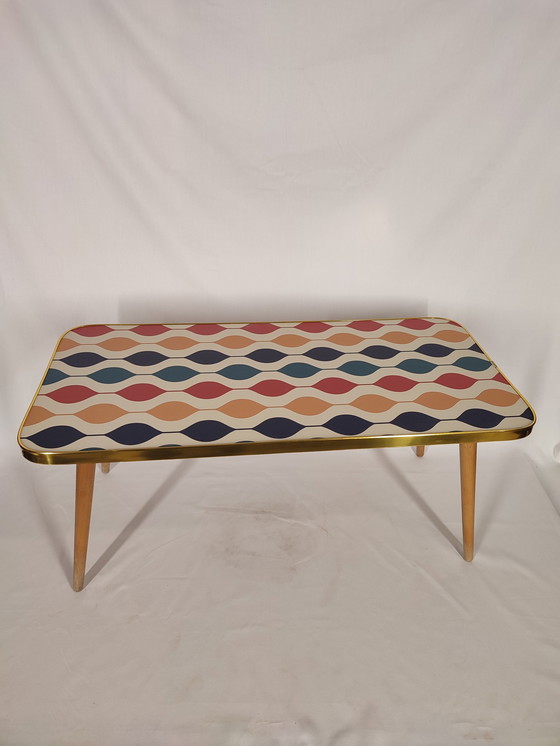 Image 1 of Mid - Century Tripod plant table / side table