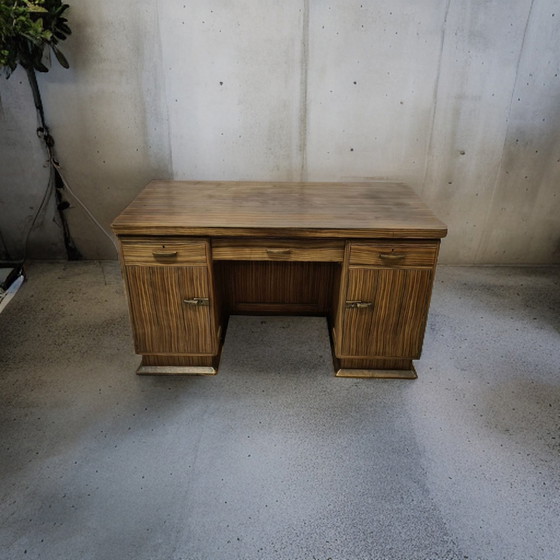 Image 1 of High end executive desk by Panders en zn, Netherlands 1930s