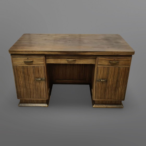 Image 1 of High end executive desk by Panders en zn, Netherlands 1930s