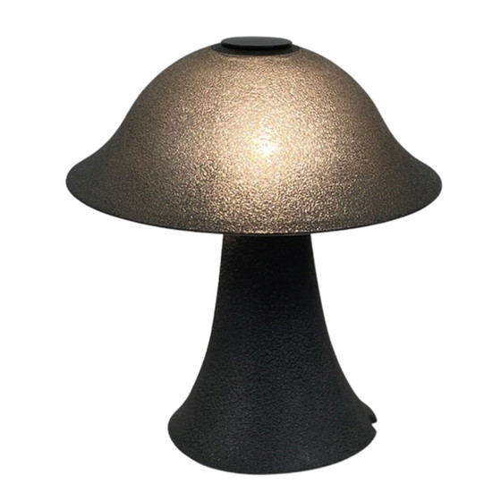 Image 1 of Vintage- Mushroom lamp - Glass - 1970’s bedsite / table lamp