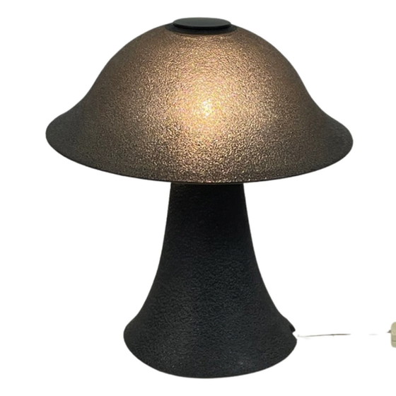 Image 1 of Vintage- Mushroom lamp - Glass - 1970’s bedsite / table lamp