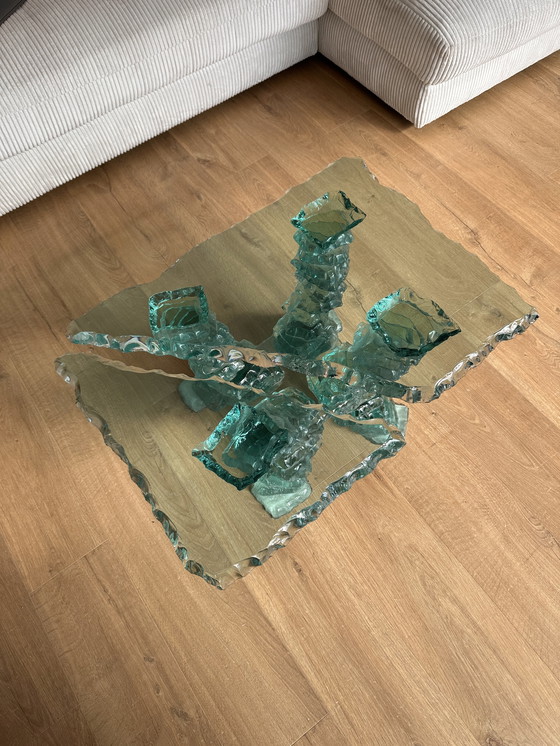 Image 1 of Danny Lane Unique Glass coffee Table