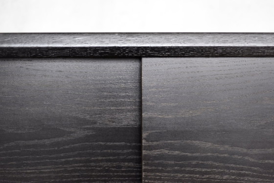 Image 1 of Vintage dark raw oak sideboard, 1960