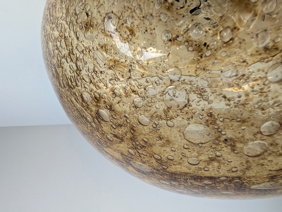 Image 1 of Murano Glass Ceiling Lamp With Caramel Effect, 1960S