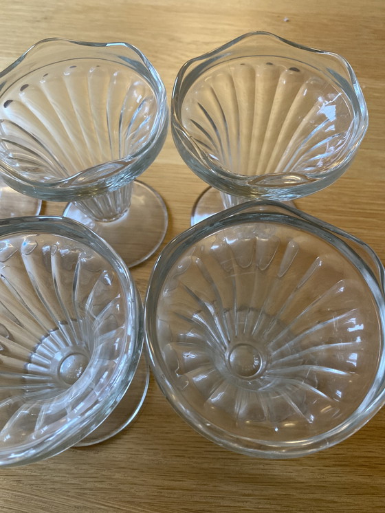 Image 1 of 6x Art Deco France ice cream cups