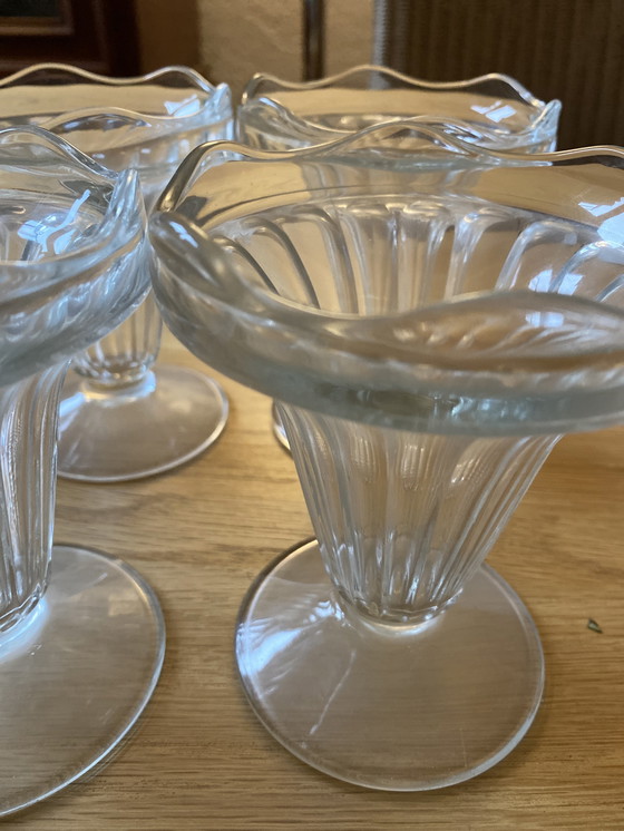 Image 1 of 6x Art Deco France ice cream cups