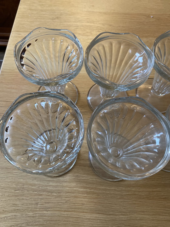 Image 1 of 6x Art Deco France ice cream cups