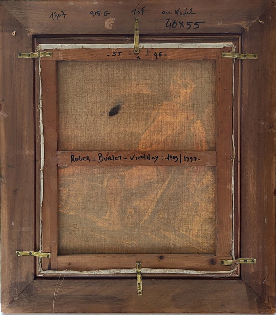 Image 1 of Muñeca sentada sobre un CPA y álbum de moda ilustrado 