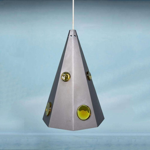 Lampe suspendue vintage au design danois 1960