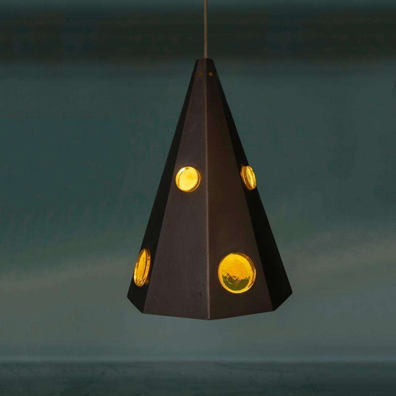 Image 1 of Lampe suspendue vintage au design danois 1960