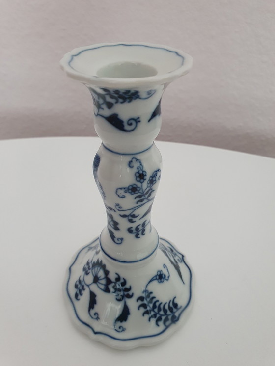 Image 1 of Bleu Danube candlestick