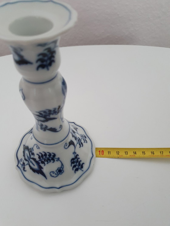 Image 1 of Bleu Danube candlestick