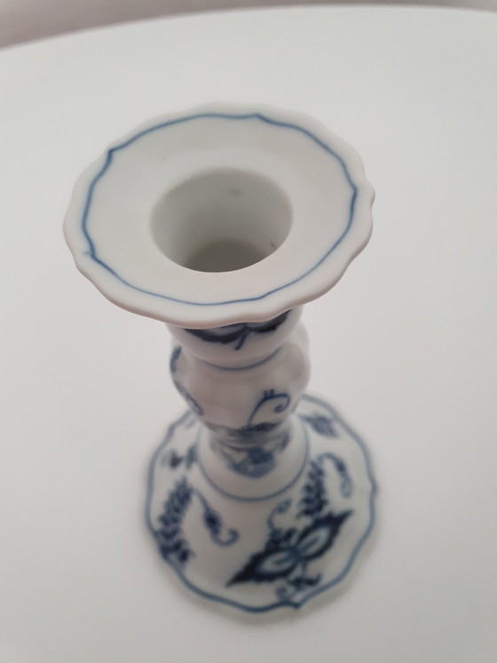 Image 1 of Bleu Danube candlestick