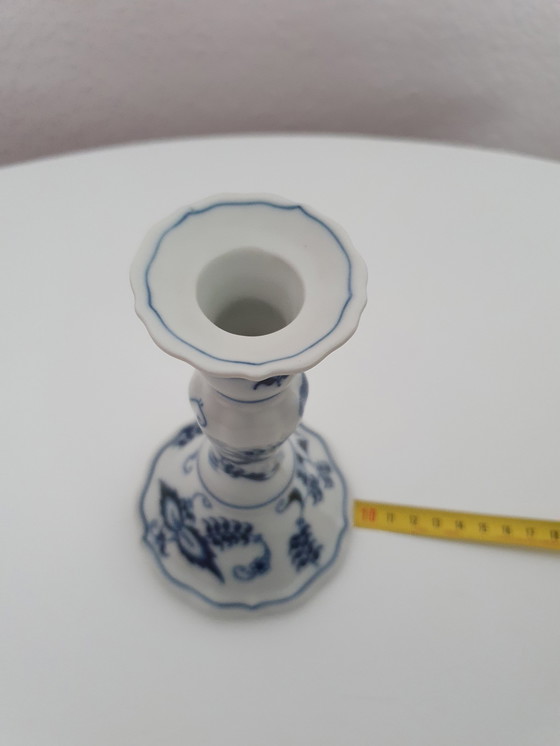 Image 1 of Bleu Danube candlestick