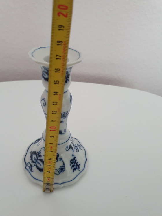 Image 1 of Bleu Danube candlestick