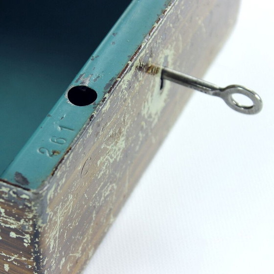 Image 1 of Vintage safe deposit box, Czechoslovakia 1930s