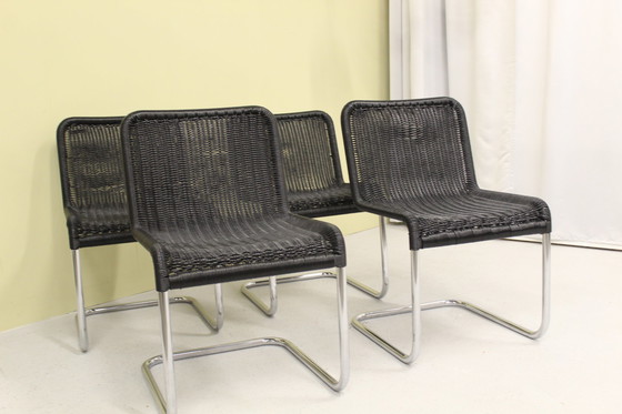 Image 1 of 4x Design dining room chairs - TECTA 1970s