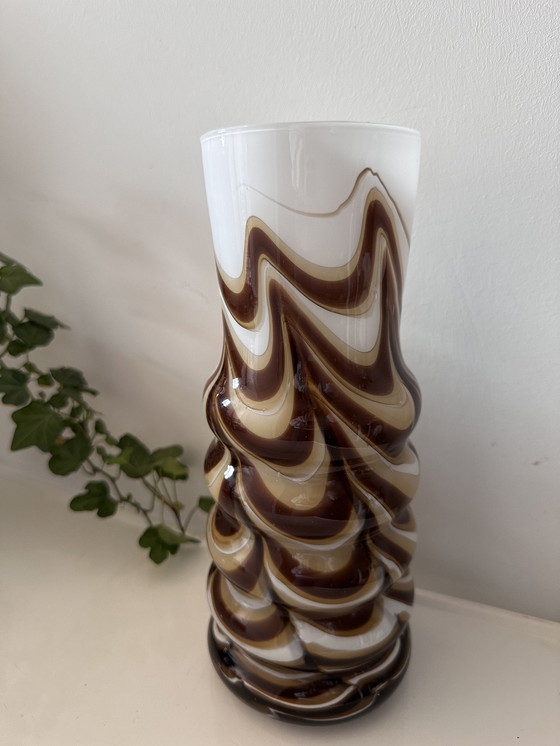 Image 1 of Opaline Florence Italy Years 69 Vase