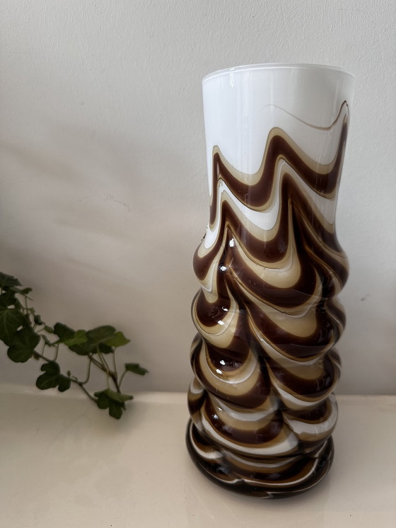 Image 1 of Opaline Florence Italy Years 69 Vase