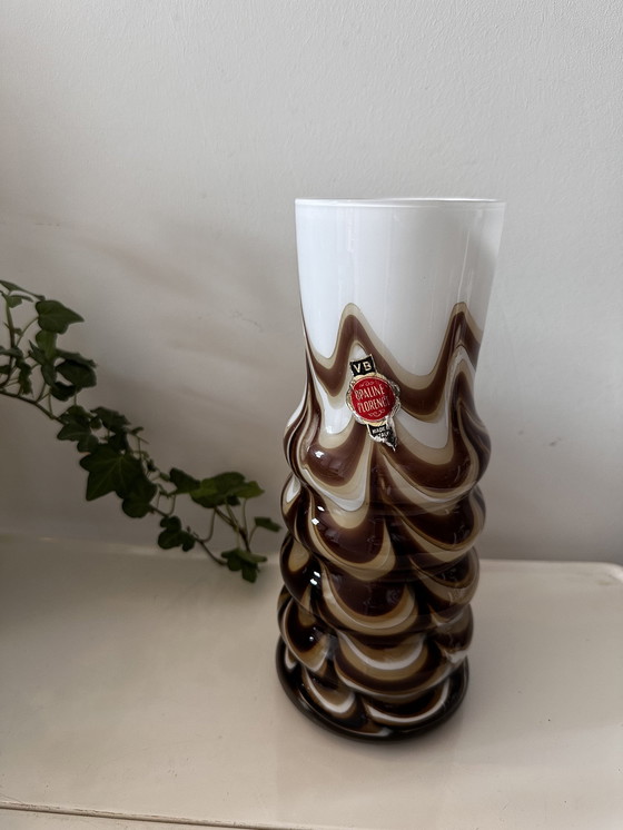 Image 1 of Opaline Florence Italy Years 69 Vase