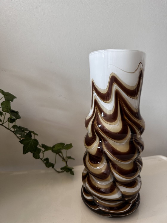 Image 1 of Opaline Florence Italy Years 69 Vase