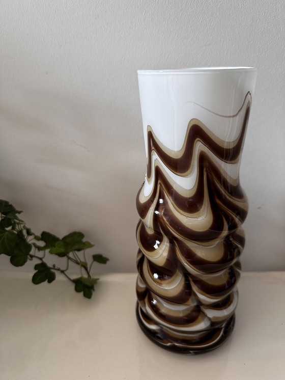 Image 1 of Opaline Florence Italy Years 69 Vase