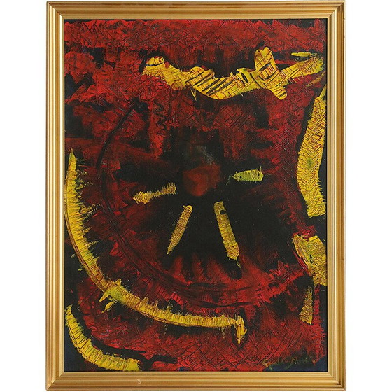 Image 1 of Dipinti a olio d'epoca su tela di Roald Ditmer, 1999