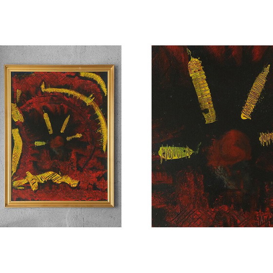 Image 1 of Dipinti a olio d'epoca su tela di Roald Ditmer, 1999