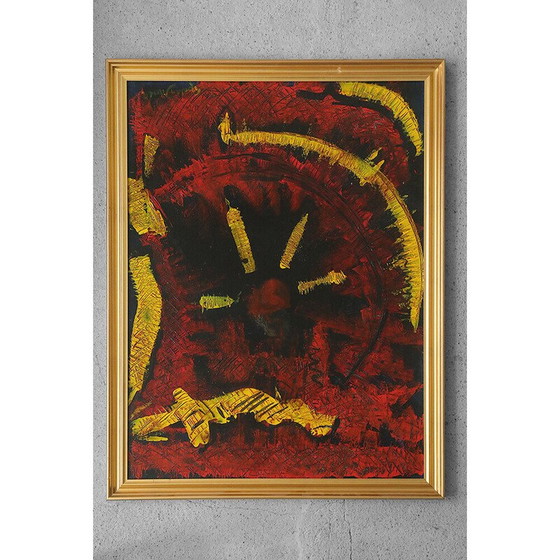 Image 1 of Dipinti a olio d'epoca su tela di Roald Ditmer, 1999