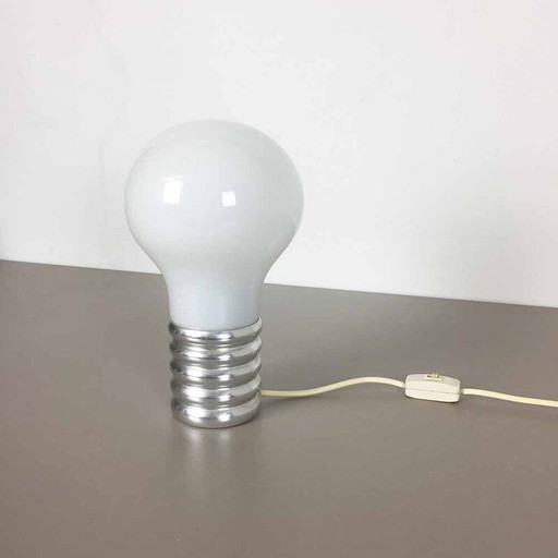 Lampada da tavolo vintage con lampadina di Honsel, 1970