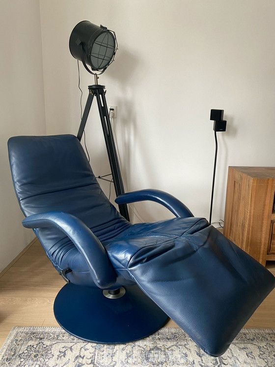 Image 1 of Joris Yoga Relax Armchair Dark Blue.