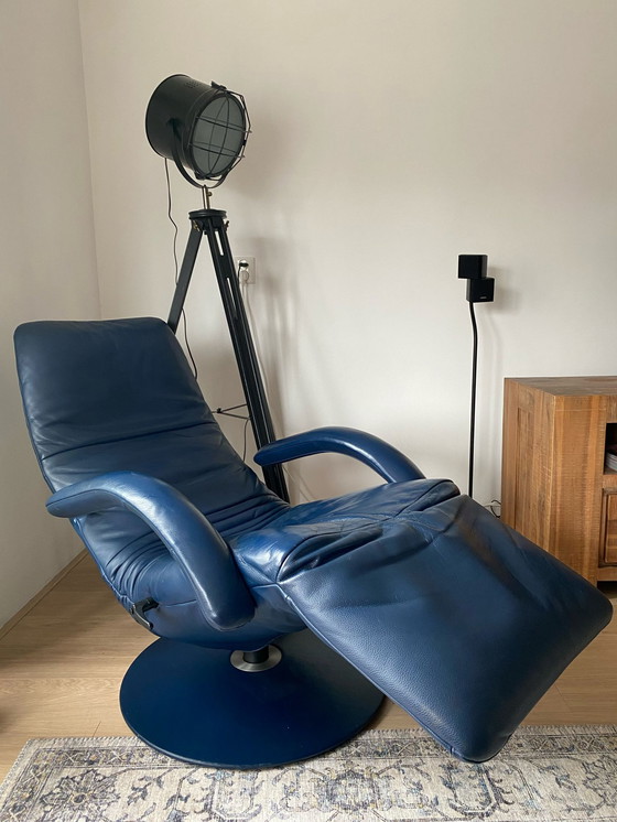 Image 1 of Joris Yoga Relax Armchair Dark Blue.