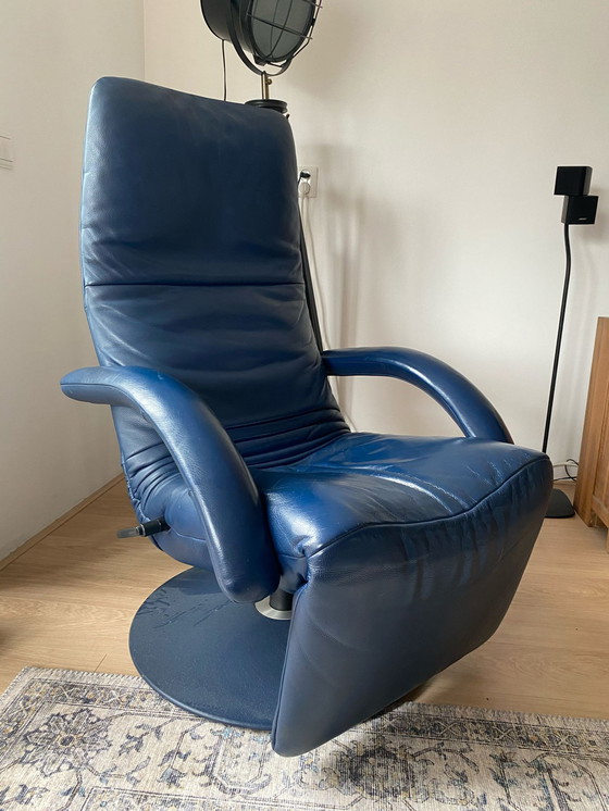 Image 1 of Joris Yoga Relax Armchair Dark Blue.