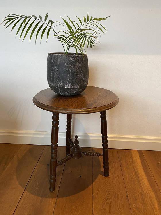 Image 1 of Round Tripod Side Table