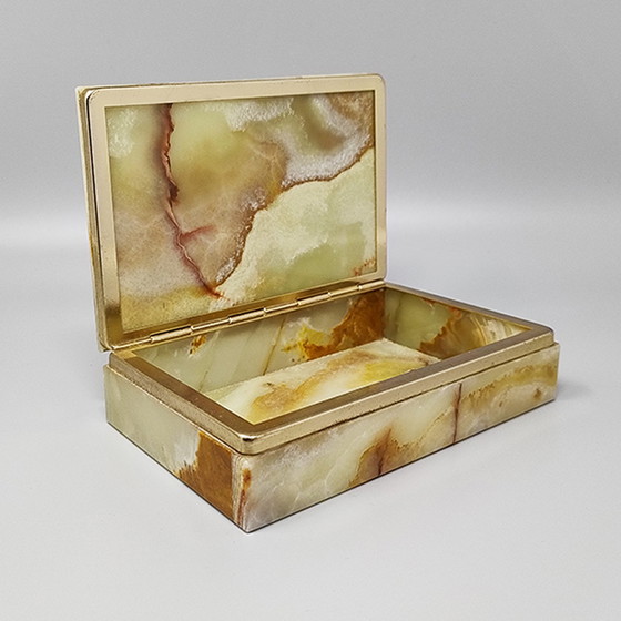 Image 1 of 1960s Astonishing Box in Onyx. Made in Italy