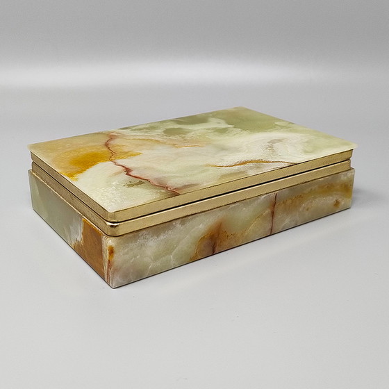 Image 1 of 1960s Astonishing Box in Onyx. Made in Italy