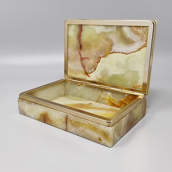 Image 1 of 1960s Astonishing Box in Onyx. Made in Italy