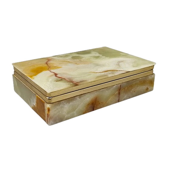 Image 1 of 1960s Astonishing Box in Onyx. Made in Italy